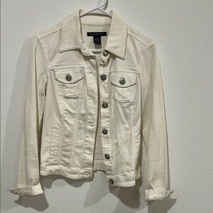 Baccini Women's Cream Jean Jacket